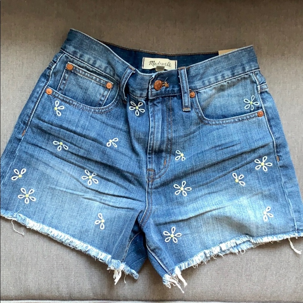 Madewell daisy jean shorts